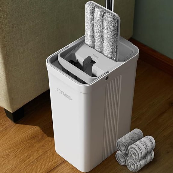 JOYMOOP Mop and Bucket Set with Microfiber Pads