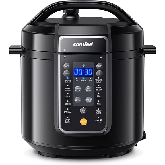 COMFEE’ 9-in-1 Electric Pressure Cooker 6 Qt