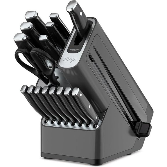 Ninja Foodi 17-Piece Knife Block Set with Sharpener