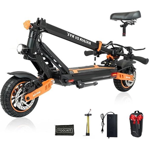 Electric Scooter 1600/6000W Off-Road Foldable with Seat