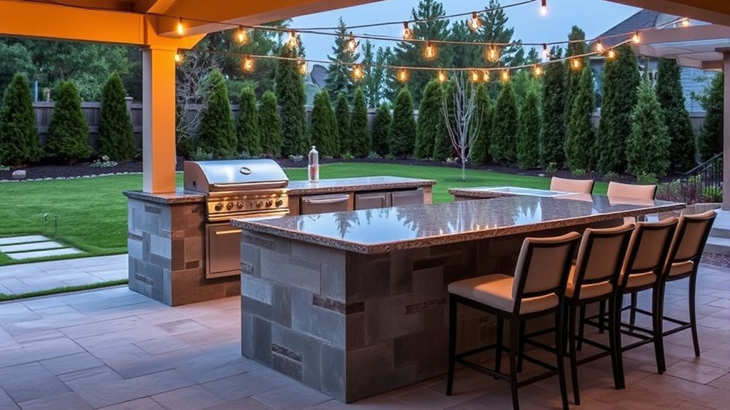 outdoor kitchen island considerations
