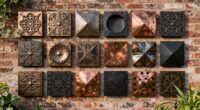 outdoor metal wall art