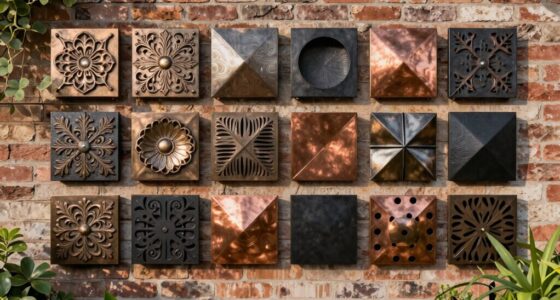 outdoor metal wall art