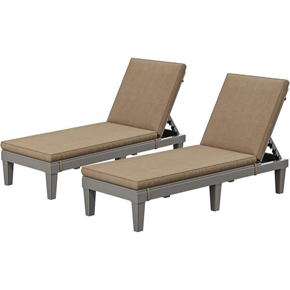 YITAHOME Outdoor Pool Lounge Chairs Set of 2