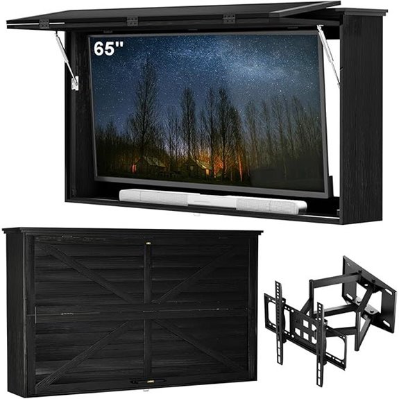 GDLF Outdoor TV Cover for 60-65 Inch Screens