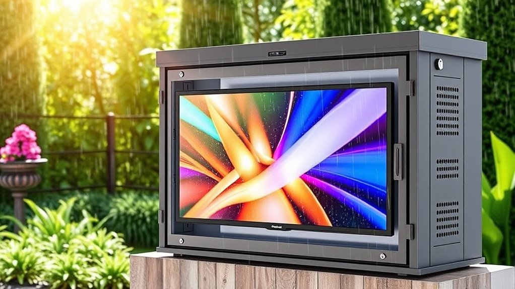 outdoor tv enclosure considerations