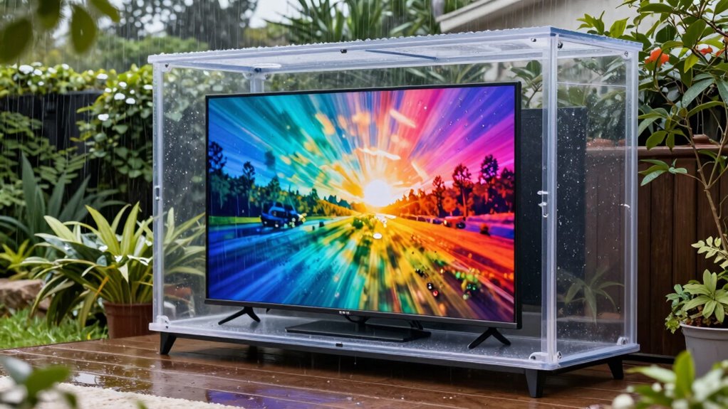 outdoor tv enclosure options