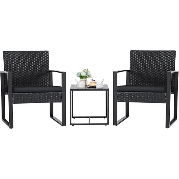 Flamaker Outdoor Wicker Patio Furniture Set (3 Pieces)