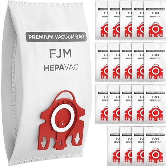 FJM HEPA Vacuum Bags for Miele (20 Pack)
