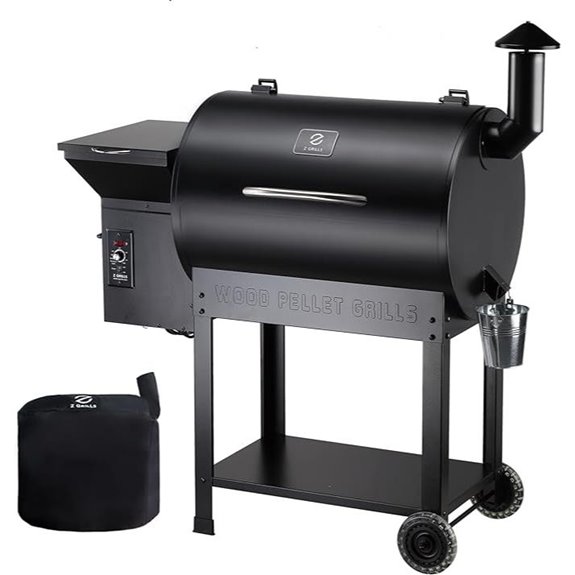 Z GRILLS Pellet Smoker Grill with Rain Cover