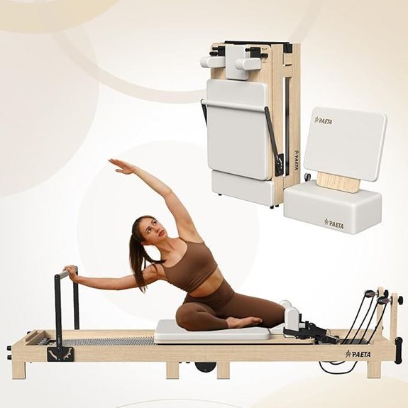 Pilates Reformer with Accessories for Home & Studio