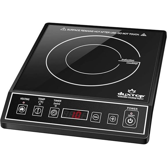 Duxtop 1800W Portable Induction Cooktop (Black)