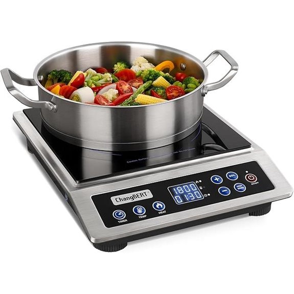 ChangBERT Portable Induction Cooktop with 1800W