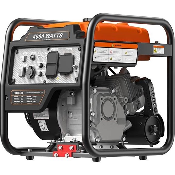 4000W Portable Gas Inverter Generator for Camping
