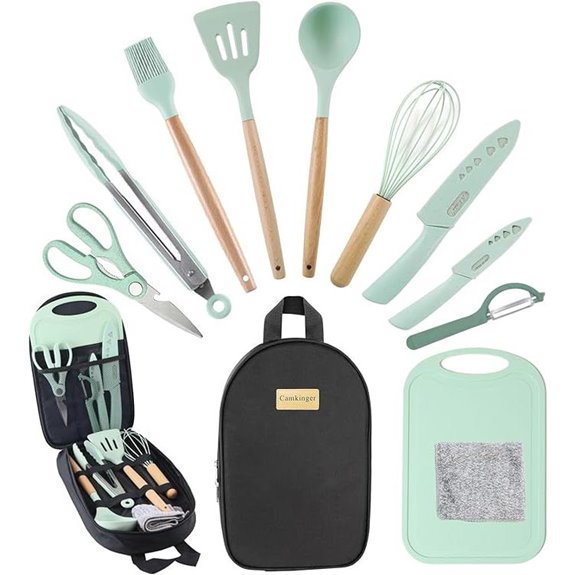 Camping Kitchen Utensils Set for Camping and Travel