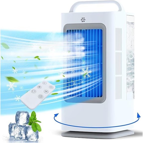 Portable Evaporative Air Cooler with Remote