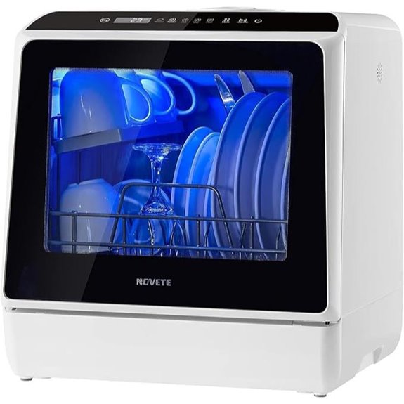 NOVETE Portable Countertop Dishwasher with 5L Water Tank