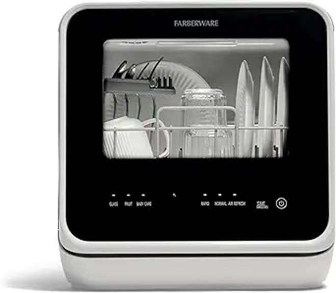 Farberware Portable Countertop Dishwasher with Water Tank