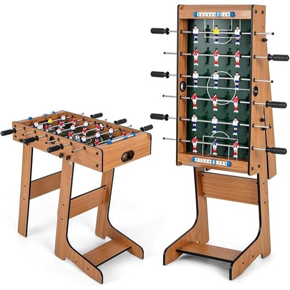 portable foldable foosball table