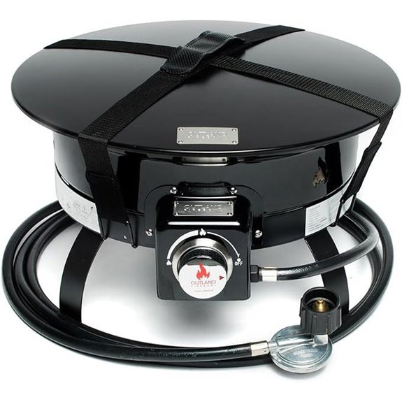 Outland Portable Propane Fire Pit with Cover and Carry