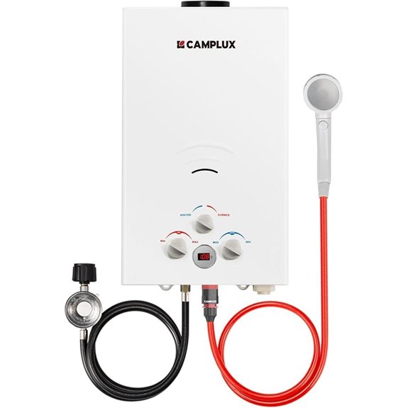 Camplux Portable Propane Gas Tankless Water Heater
