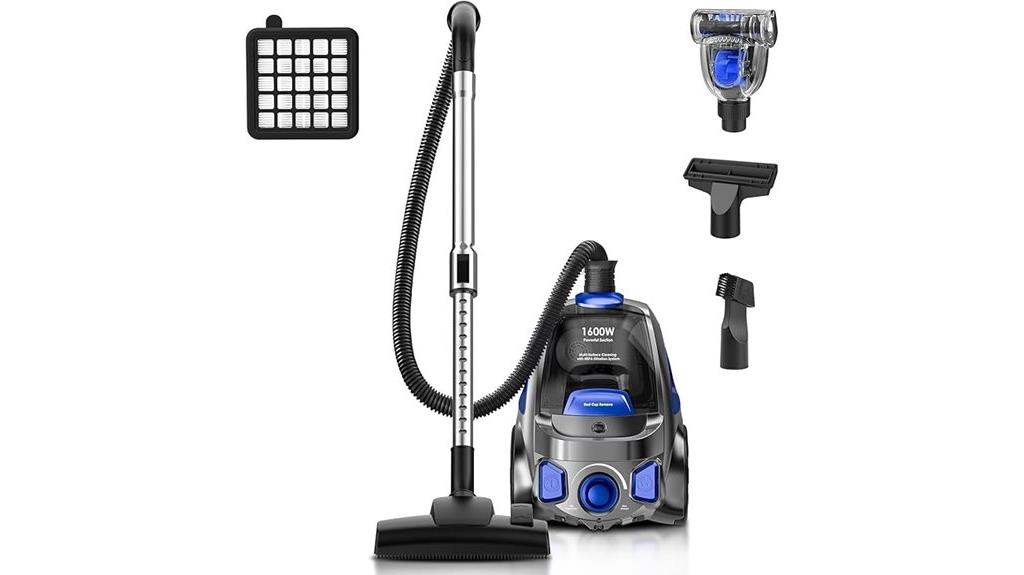 powerful bagless vacuum
