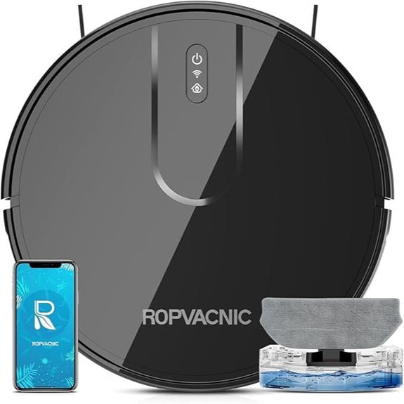 Robotic Vacuum & Mop Cleaner with 4000Pa Suction