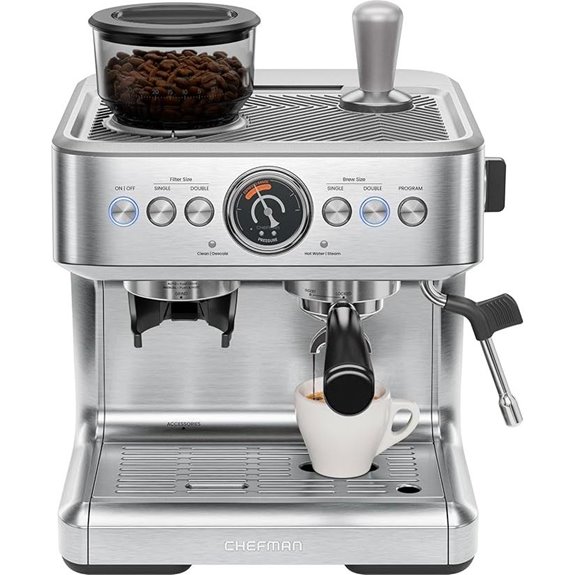 premium espresso with frother