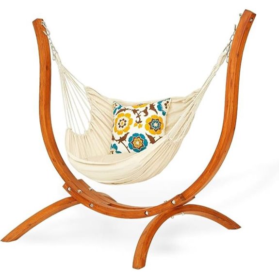 Premium Wooden Hammock Stand for Indoor & Outdoor Use