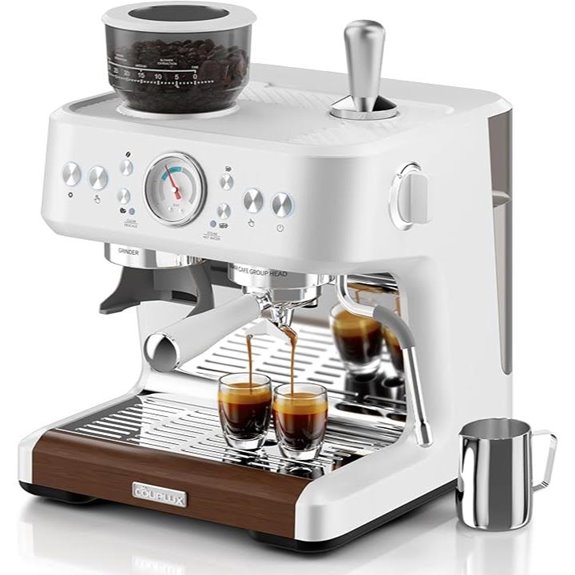 Professional 58MM Espresso Machine with Grinder and Frother