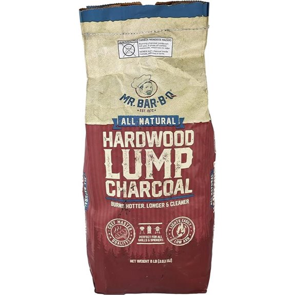 All-Natural Hardwood Lump Charcoal for Grilling