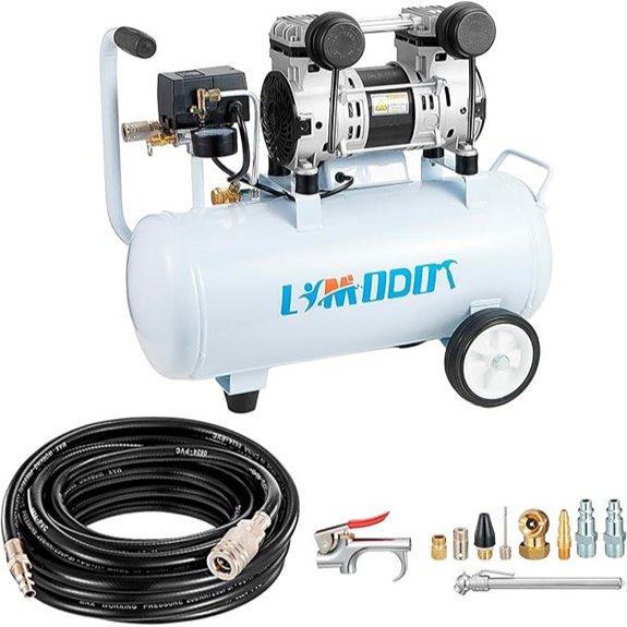 Quiet 5-Gallon Oil-Free Electric Air Compressor