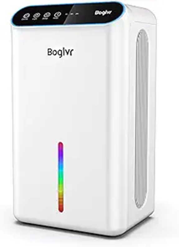 Dehumidifier for Home 85 OZ Quiet 3 Gear Auto Shut