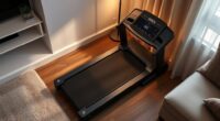 quiet apartment treadmill options