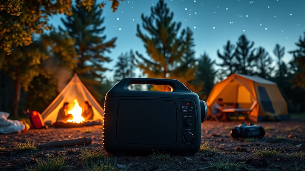 quiet camping generator selection