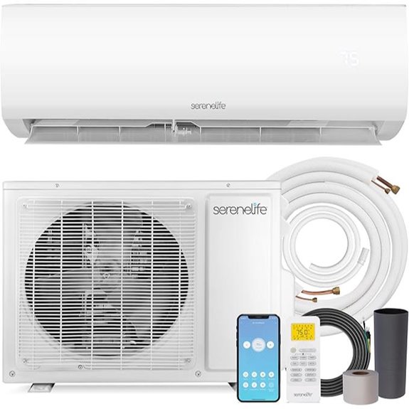 SereneLife 9000 BTU Mini Split AC & Heat System