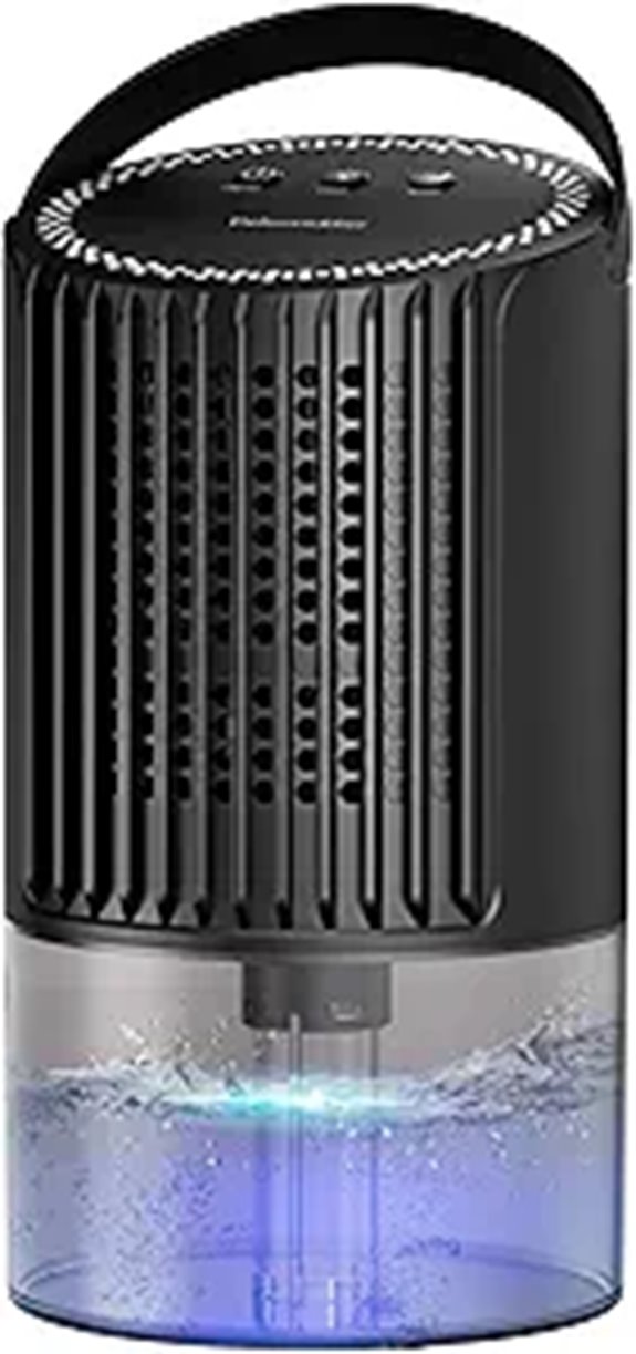 Mini Dehumidifier with LED Auto Shut-Off & Quiet Operation