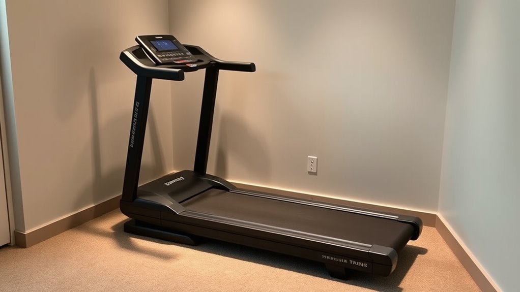 quiet space saving treadmill