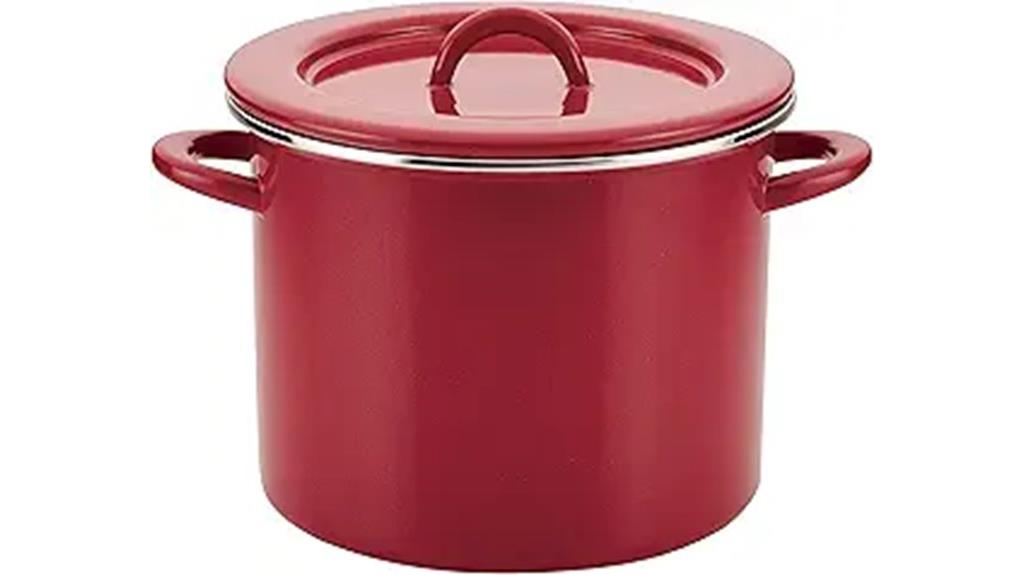 red 12 quart stockpot