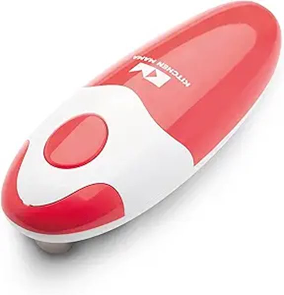Kitchen Mama Automatic Electric Can Opener (Red)
