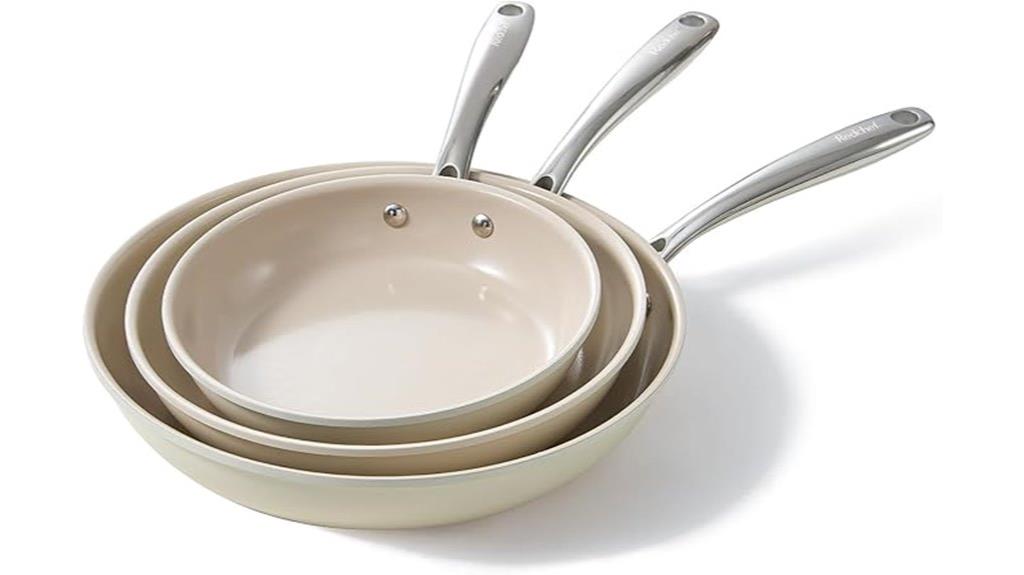 redchef ceramic frying pans