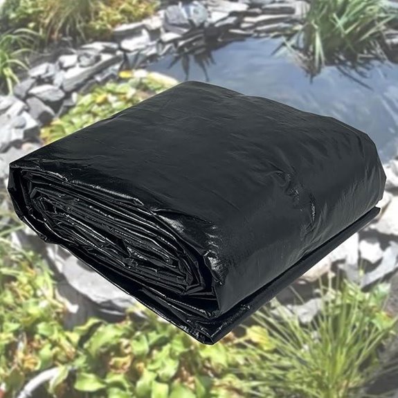 reinforced outdoor pond liner