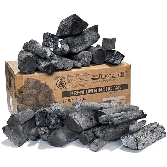 Bincho Grill Binchotan Charcoal 11 lbs Reusable