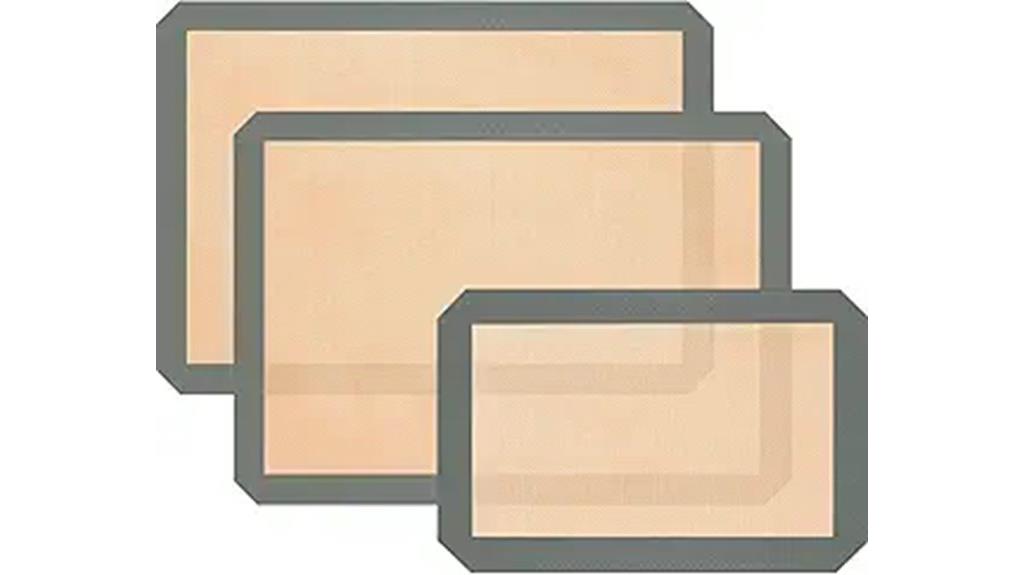 reusable non stick silicone mats