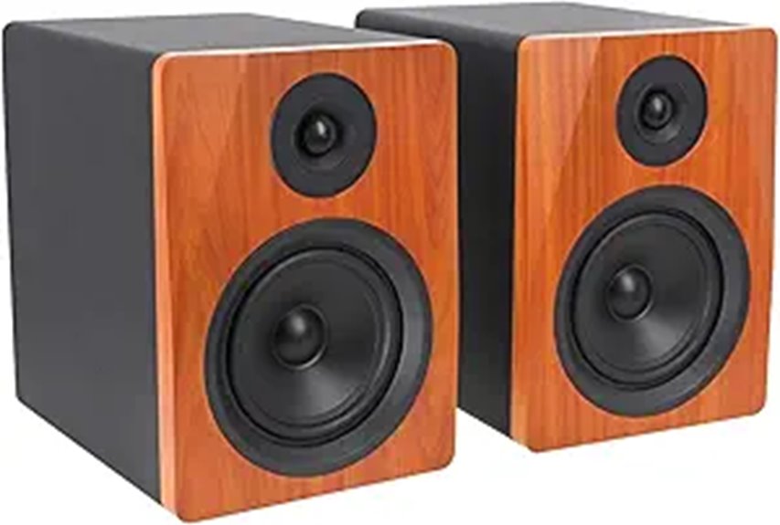 Rockville 5.25 2-Way Powered Studio Monitor Speakers