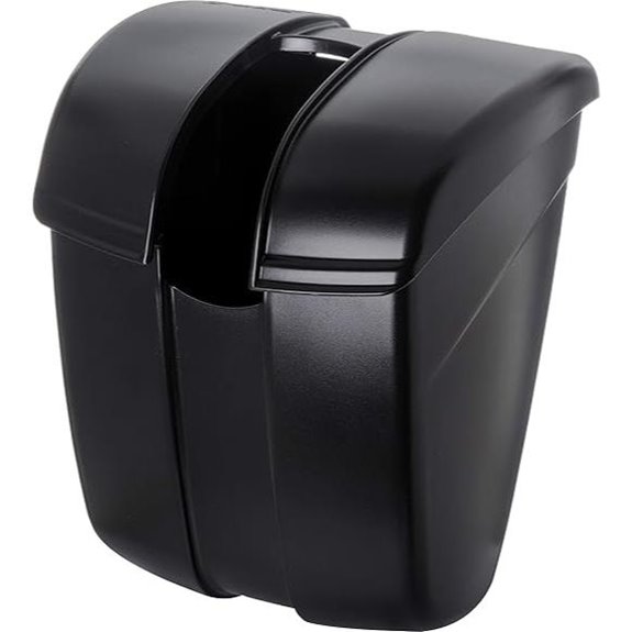 San Jamar Saf-T-Ice Plastic Scoop Caddy for Scoops 86 oz Black