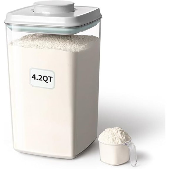 Airtight Food Storage Container with Scoop