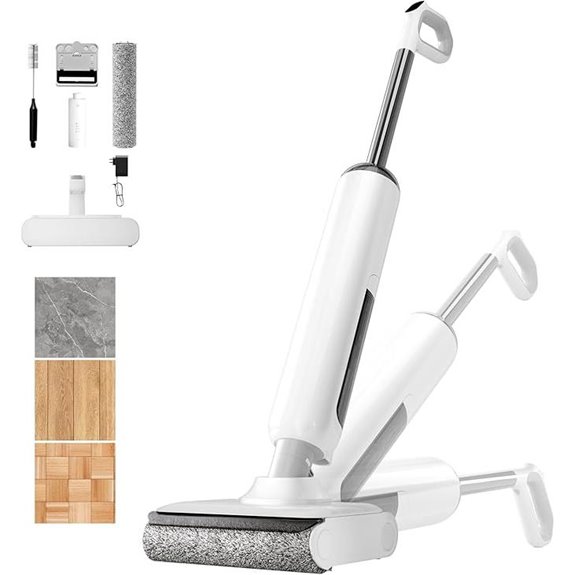 Wet Dry Vacuum Cleaner with Self-Cleaning and Mop