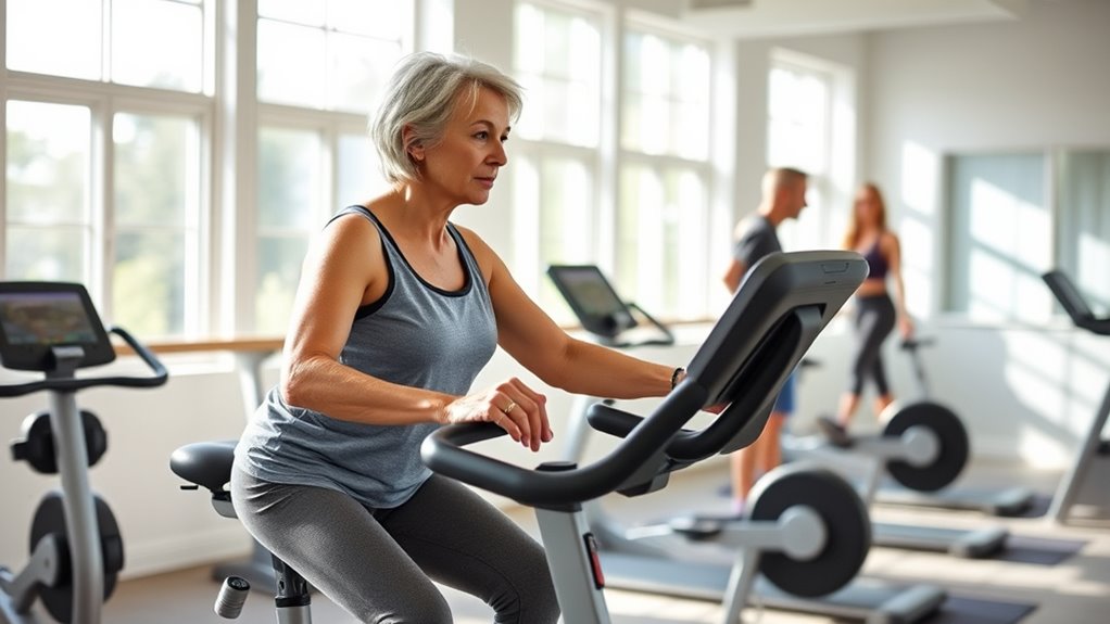 senior friendly exercise bike features