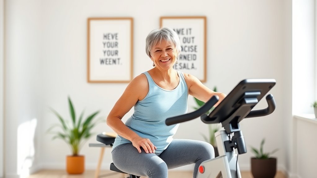 senior friendly exercise bike options